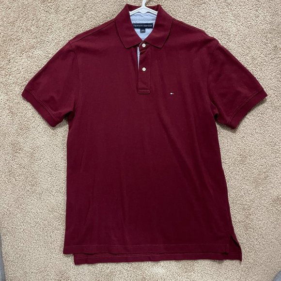 Tommy Hilfiger Other - Tommy Hilfiger Large Men's Polo - Maroon -Like New